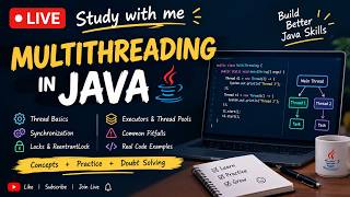 Study Multithreading in java for interviews with me
