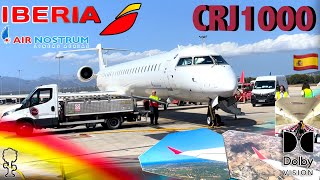 Iberia (Air Nostrum) Bombardier CRJ-1000 Flight Menorca - Mallorca (HDR10+ Dolby Vision Trip Report)