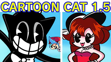 Friday Night Funkin VS Cartoon Cat 1 5 FULL WEEK Cutscenes FNF Mod HARD Old Cartoon Style 