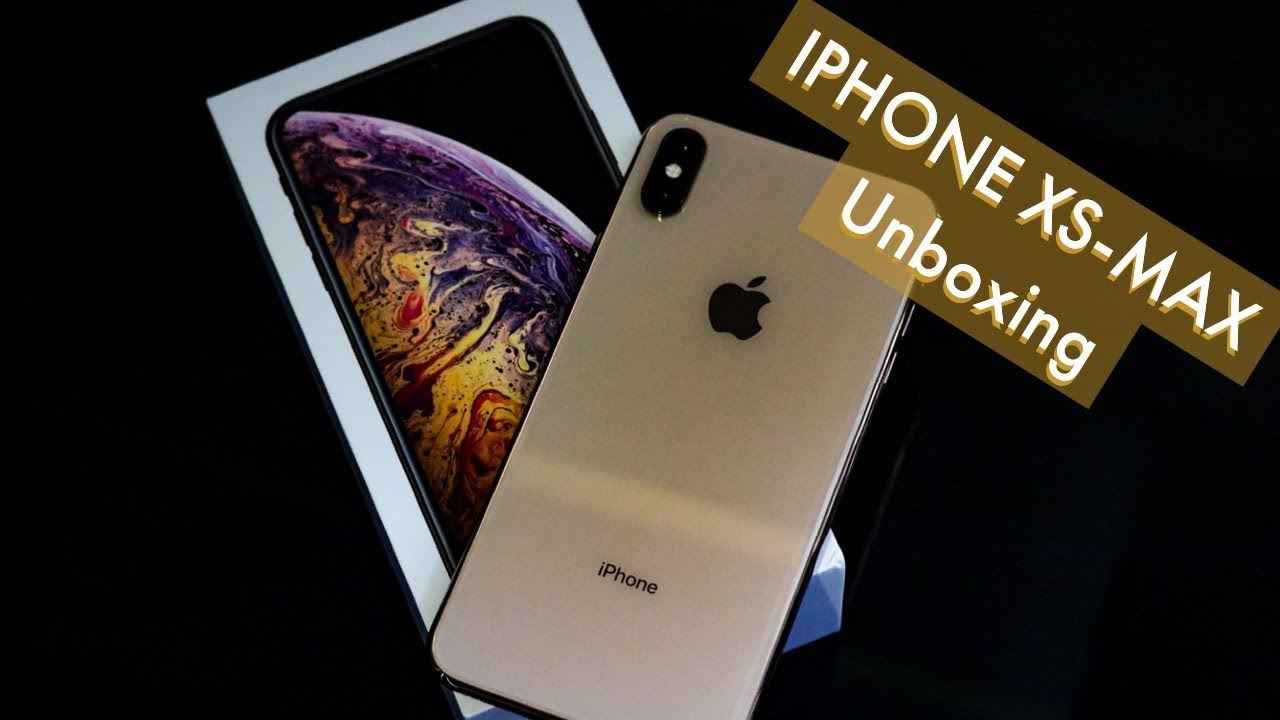 GOLD iPhone XS Max Unboxing + First Impressions!!! YouTube