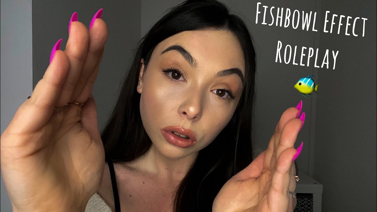 ASMR FISHBOWL EFFECT ROLEPLAY | INAUDIBLE WHISPERING 4