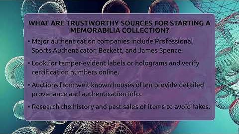 What Are Trustworthy Sources For Starting A Memorabilia Collection? - The Memorabilia Zone