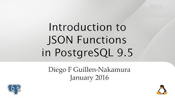 Introduction to JSON Functions in PostgreSQL 9.5