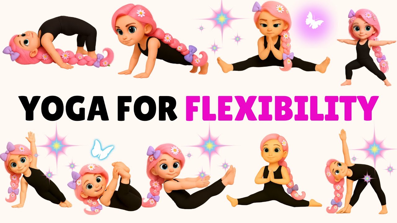 Simple Stretches and Relaxation | Flexibility and Calmness | Yoga for Children
