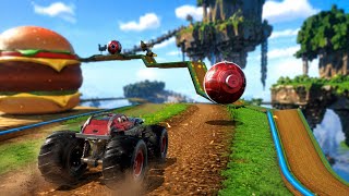 🔥 CRAZY Monster Truck Challenge! Extreme Ball Run & Impossible Obstacles 🏁 #newgame  screenshot 3