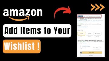 How To Add Items To Amazon Wishlist !