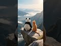 In Stillness, Everything Becomes Clear #shorts  #funny #animation #trending #cat #viral #friendship