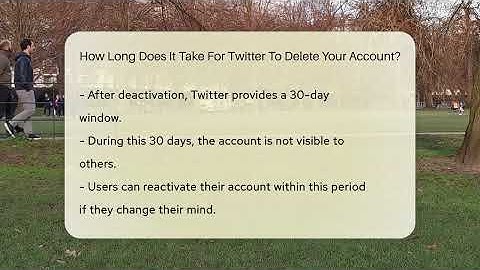 How Long Does It Take For Twitter To Delete Your Account? - Everyday-Networking