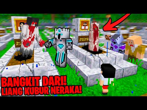 SERAM!!! MAMAKU SELAMA INI PENGABDI SETAN, BANGKIT DARI KUBUR MINECRAFT! SEMUA WARGA PANIK!!!