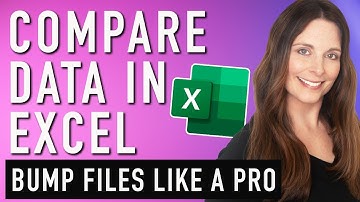 How To Compare Data in Excel Files and Find Differences - Bump Files Like a Pro!