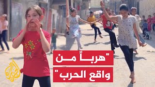 هرباً من واقع الحرب.. أطفال يتدربون على الدبكة الفلسطينية في غزة｜AlJazeera Arabic  قناة الجزيرة