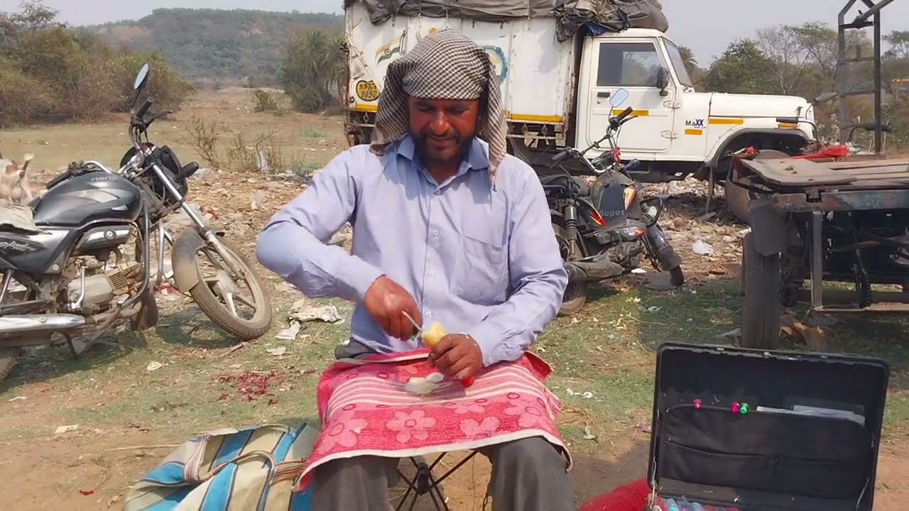Vegetable Cutting Machine Only ₹50 at Haripur Haat 😲 | Support Hardworking Street Vendor