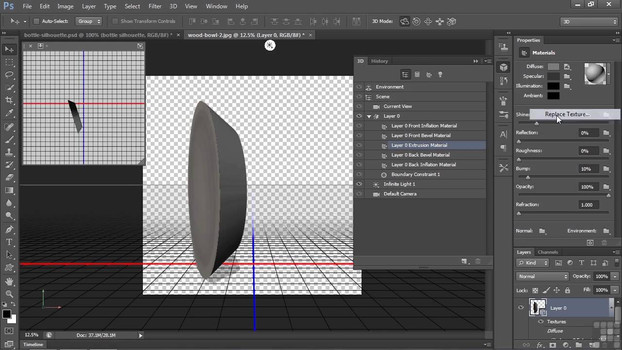 3D Modeling With Adobe Photoshop Tutorial Making 3D Objects From