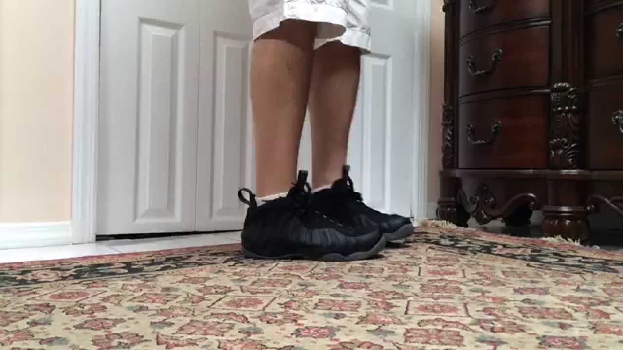 stealth foamposite on feet