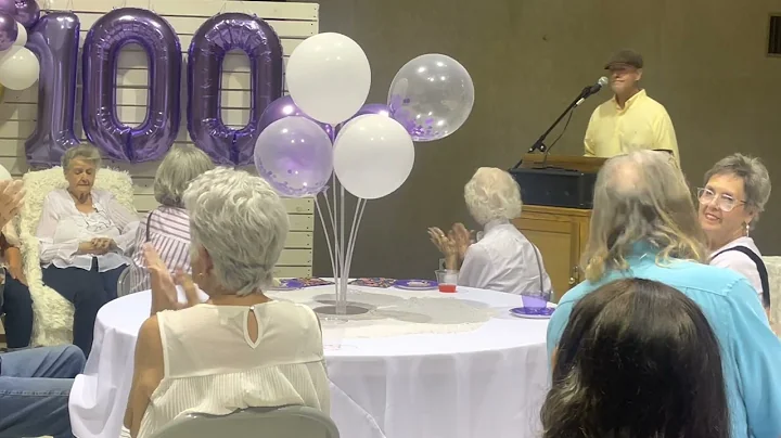 Birthday Speeches Cynthia Powers 100th Birthday