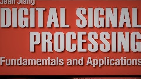 DSP introduction, Week 1, Lec 01