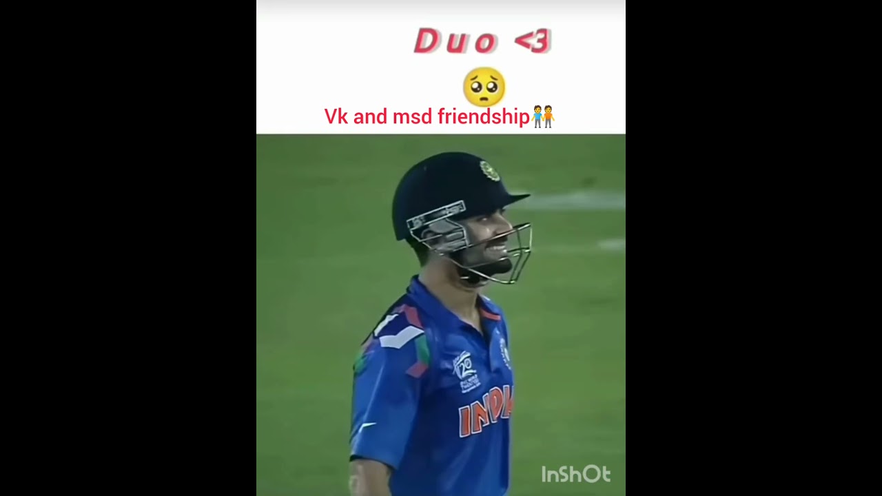 virat kohli and Dhoni friend ship bonding