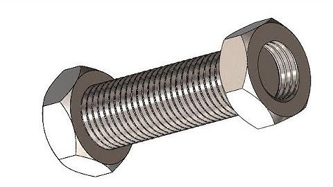 Solidworks Tutorial: Nut and Bolt Using Thread Feature, Easy and Quick