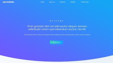 Photoshop Web Design Tutorial : Modern Business One Page