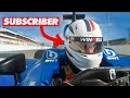 We Put a SUBSCRIBER in a REAL Formula 1 Car