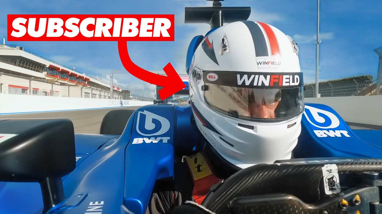 We Put a SUBSCRIBER in a REAL Formula 1 Car