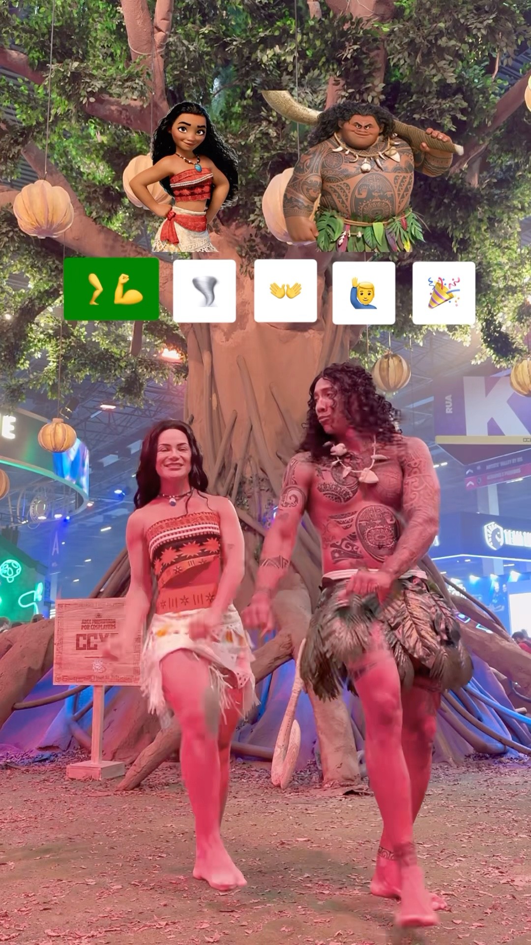 MAUI E MOANA PASSINHO ​⁠@mayca.brasil #dancer #short #shorts #funny #trend