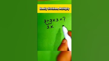 Solve Easily Division, Multiplication #math #shorts #short #shortvideo #softeducare