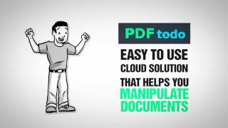 PDFtodo - cloud solution to change your PDF documents, 100% FREE