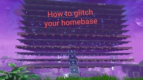 HOW TO BUILD A GLITCHED HOMEBASE |Fortnite save the world how to build a glitched homebase to dupe
