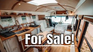 SelfTaught Millennial Turns School Bus into a Award Winning Offgrid Tiny Home for a Family of 4