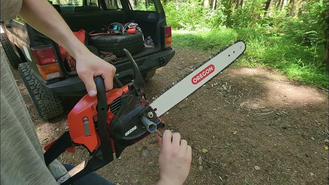 how-to-start-an-echo-cs-3510-chainsaw-youtube