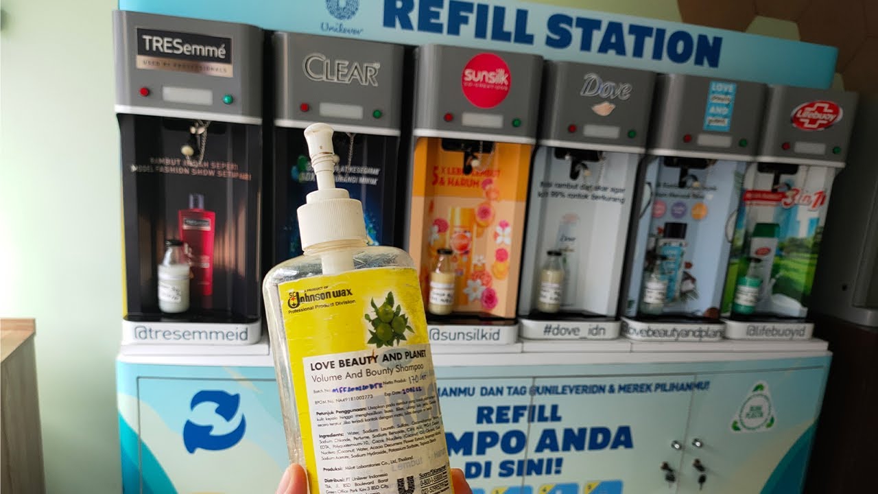Update REFILL SHAMPOO UNILEVER DI SARUGA BINTARO! BISA BELI BERAPA AJA ECERAN!