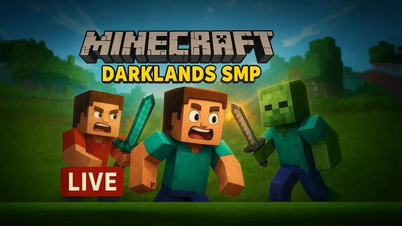 Minecraft LIVE | DARKLANDS SMP | 24/7 Public Server |Java + Bedrock # ...