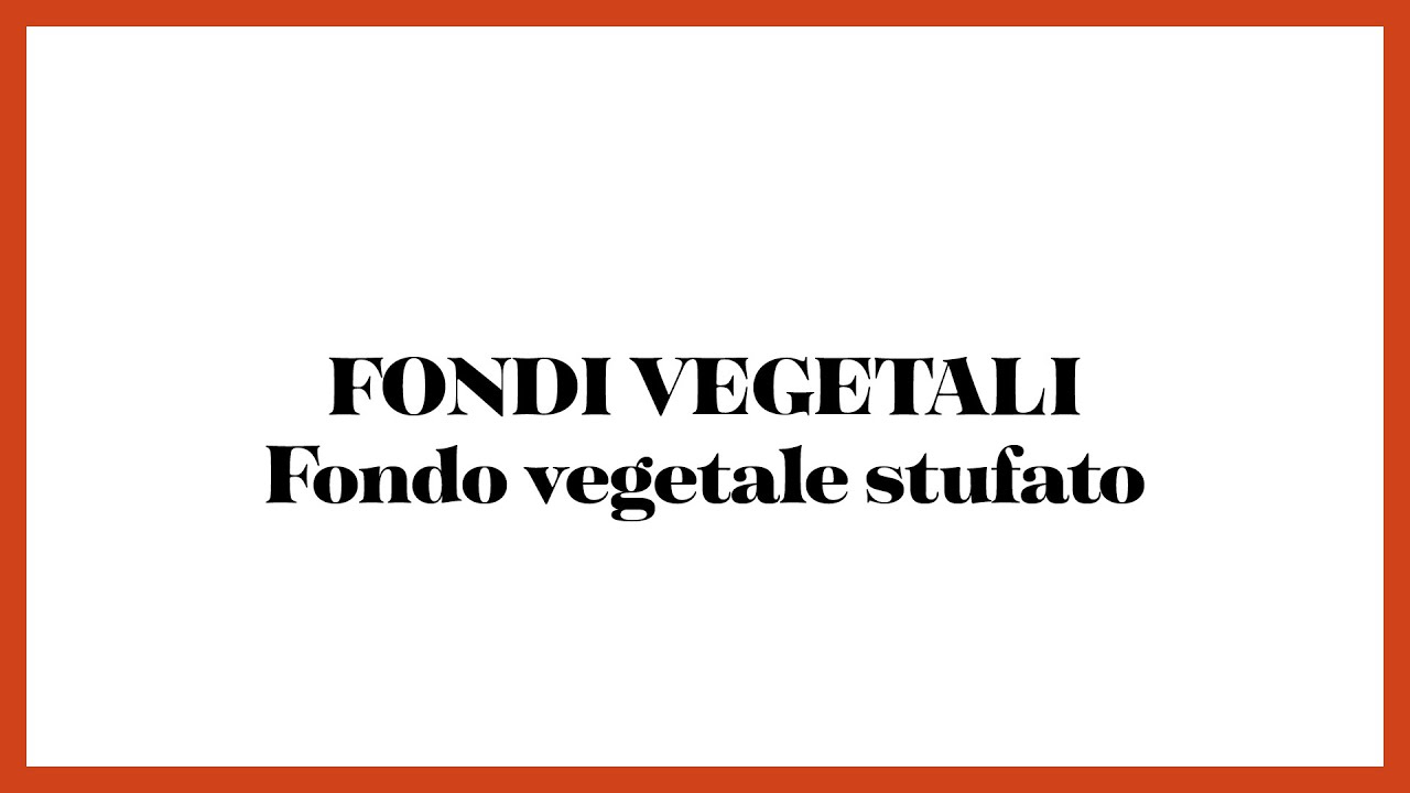 Fondo vegetale stufato