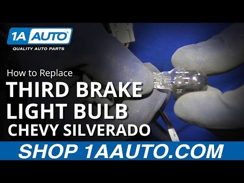 How to Replace Third Brake Light & Cargo Bulbs 14-19 Chevy Silverado
