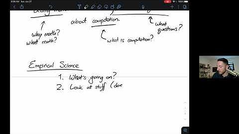 Computer Science Theory Summer 2021: Lecture 1 (Part 1/2)