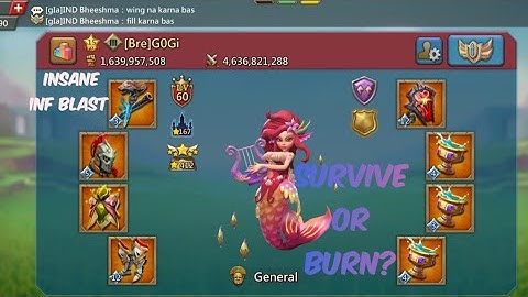 Insane INF Blast Taking Rally-Lords Mobile-INDGR3AT