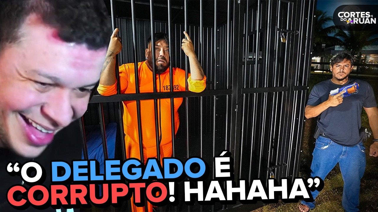 🚨  PRIMEIRA NOITE DO REI DO GADO, BOTO BC, NA CADEIA DA FAZENDA BLACKSTONE! - Cortes do Aruan