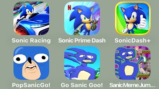 Sonic Racing, Sonic Prime Dash Netflix, Sonic Dash+, Pop Sanic Go, Go Sanic Goo, Sanic Meme Jumper screenshot 5
