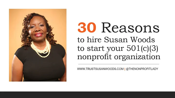 30 reasons to hire Susan Woods to complete your 50...