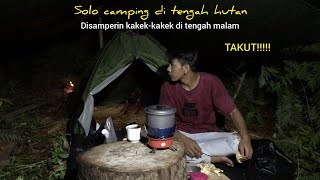 Download Lagu SOLO CAMPING OVERNIGHT// DI TENGAH HUTAN DI TEROR KAKEK-KAKEK. MP3