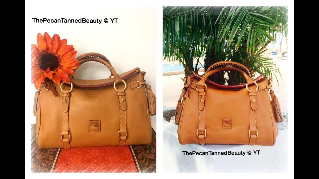 Dooney & Bourke Florentine Dipinta Satchel MISSING LONG STRAP AND BOTH  TASSELS!