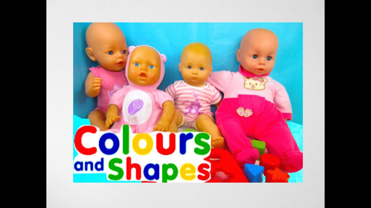 learn color baby doll