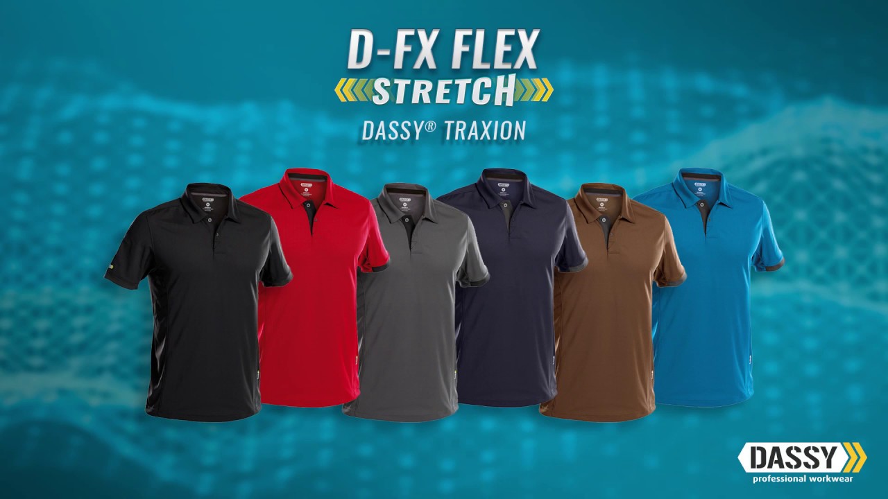 D-FX FLEX - DASSY Traxion polo shirt