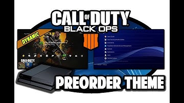Call Of Duty Black Ops 4 Dynamic Preorder Theme