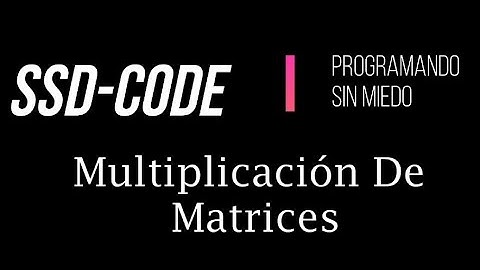 01_Multiplicación De Matrices