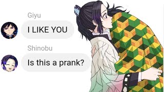 Giyu and Shinobu's confession!? | Hashiras in Demon Slayer