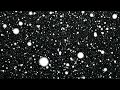 White Falling Snow Particles On Dark Background Winter Overlay Video