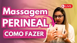Grávido períneo inchado e