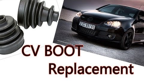 How to Replace the CV Boot VW Golf Mk5 2008